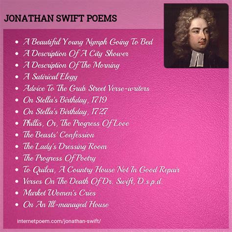 jonathan swift poetry.